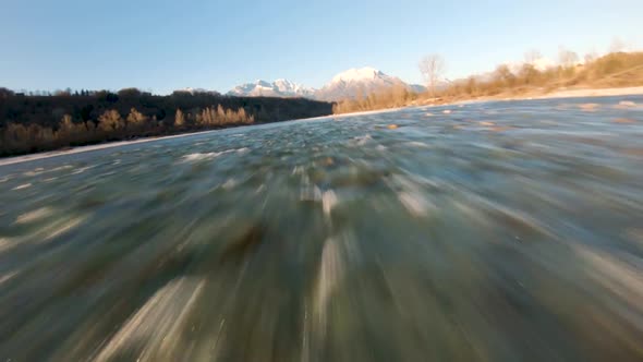 River Background Video Footage - Drone Footage Of A Streaming River