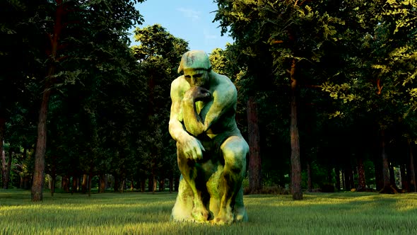 Sculptures in the forest