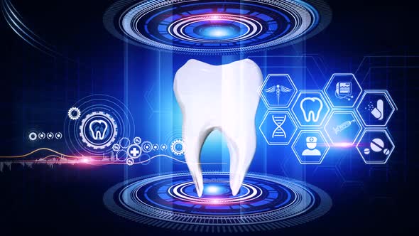 Human Tooth Analysis Virtual Reality
