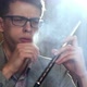 Man Smoking a Hookah and Coughing - VideoHive Item for Sale