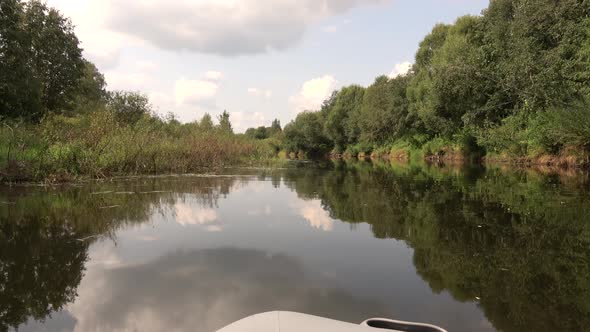 Usvyacha River. Flows Into The River Western Dvina. 3