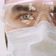 Doctor Video Footage - Man Wearing Face Mask And Protective Goggles - VideoHive Item for Sale
