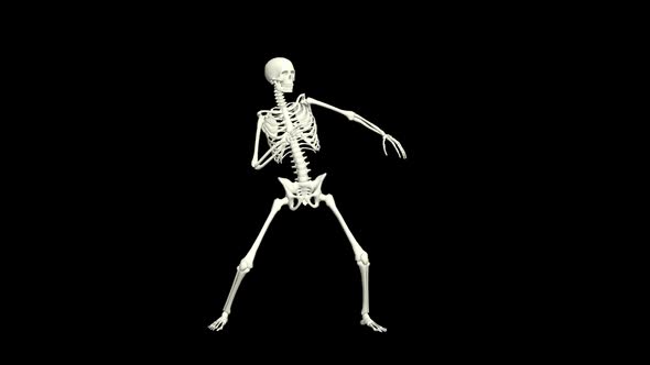 Skeleton Wave Hip Hop Dance