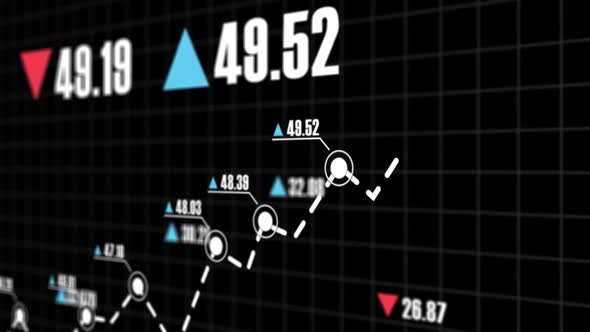  Arrows stock and investment growth on the stock exchange