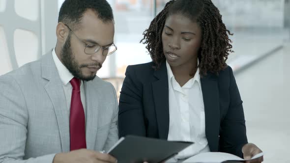 Business People Signing Contract