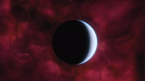 Alien Exoplanet in Another Solar System