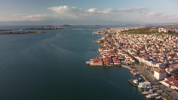 Balikesir Ayvalik and Cunda Island Aerial View