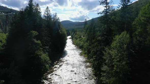 Beautiful Mountain River 17