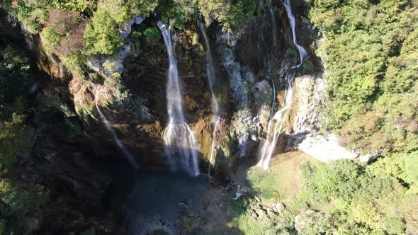 Veliki Slap waterfall in Plitvice Lakes National Park, Croatia, Europe