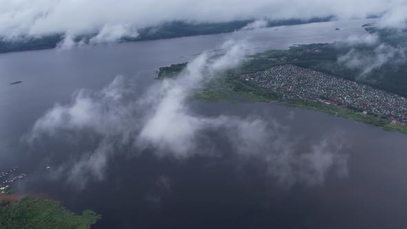 Small Cloud Over The River