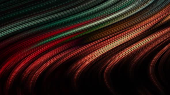 Colorful abstract glowing lines