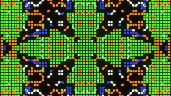 Vj Loop Animation Of Pixel Mosaic Ver19 02