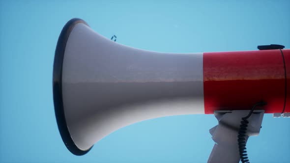 Retro Electric Speaker Megaphone