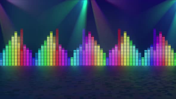 Audio Wave Meter Spectrum Disco Ambient