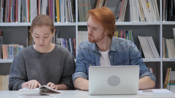 Teammates Working Together in Office, Business Assignment