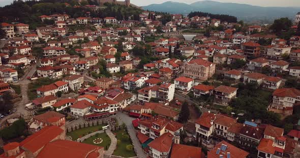 Ohrid, Macedonia Aerial