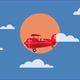 Plane flying - VideoHive Item for Sale