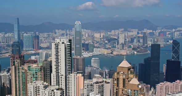 Victoria Peak, Hong Kong city 