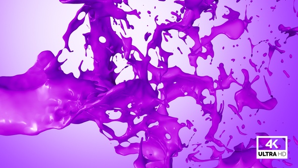 Splash Of Purple Paint V6