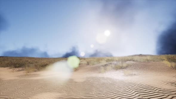 Erg Chebbi Dunes in the Sahara Desert