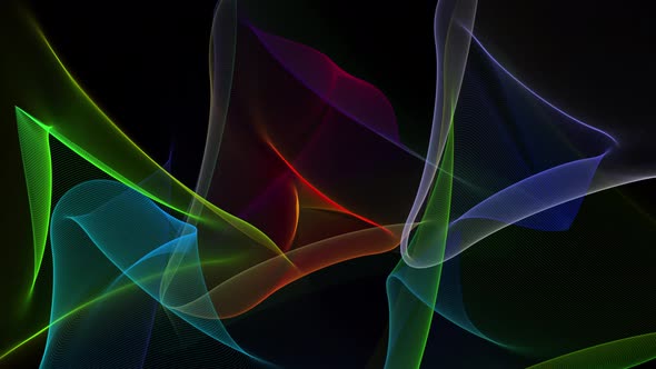 Veil Aurora Curtain Moving Motion Graphics