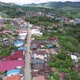 Aerial view from drone of the city of rural village in the mountains - VideoHive Item for Sale