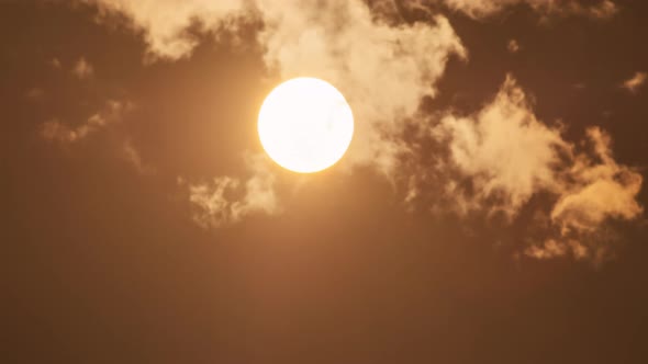 220505_Time lapse of dramatic sunset with orange sky in a sunny day.