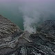 Aerial Shot of Kawah Ijien Volcano Crater Landmark of Indonesia - VideoHive Item for Sale