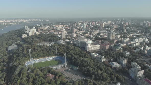 Dynamo Kyiv Lobanovskyi Stadium Aerial View