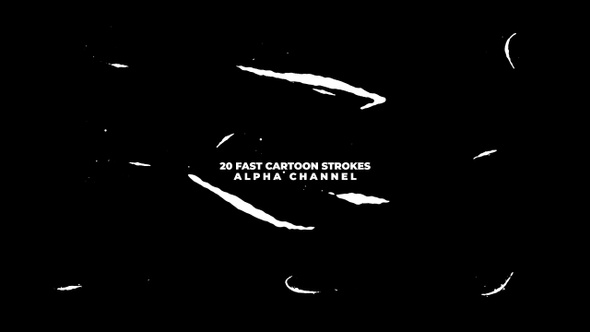 20 Fast Cartoon Strokes