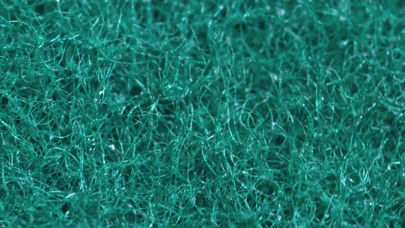Green Plastic Nylon Fiber Background