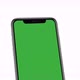 Mobile Phone On Right Direction On Green Background - VideoHive Item for Sale