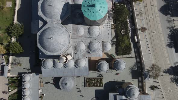 Aerial Dome Of Konya Mosque