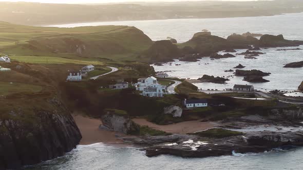 Ballintoy harbour is synonymous with Pyke and the Iron Islands.Theon is baptised here and Euron is d