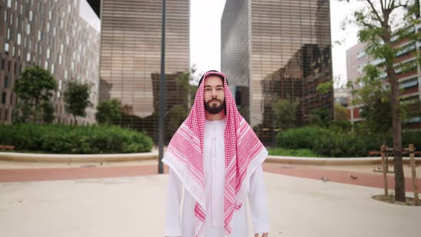 Arab Man in Modern City