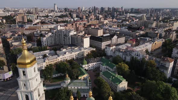 Kyiv  Aerial View of the Capital of Ukraine