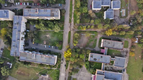 Beautiful View of Architecture of the Old City of Uzhgorod in Zakarpattya Ukraine