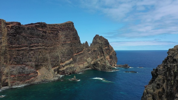 Landscapes Madeira island. Portugal. Beautiful archipelagos in the middle of the Atlantic.