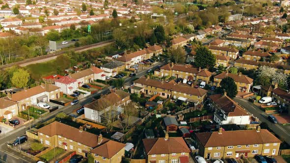 Top view of the Houses in London