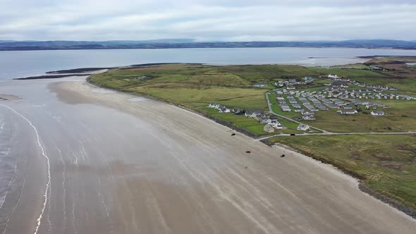 Flying Above Rossnowlagh Beach in County Donegal Ireland