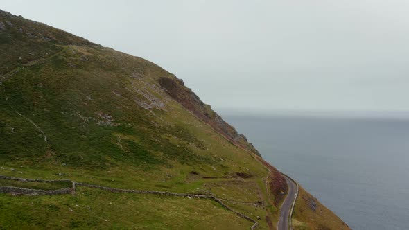 Aerial View of Beautiful Coastal Landscape