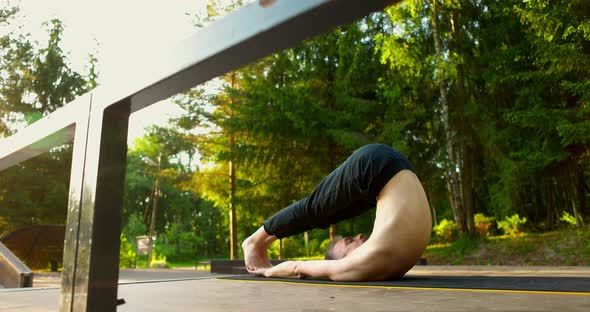 Man Exercising Outdoors