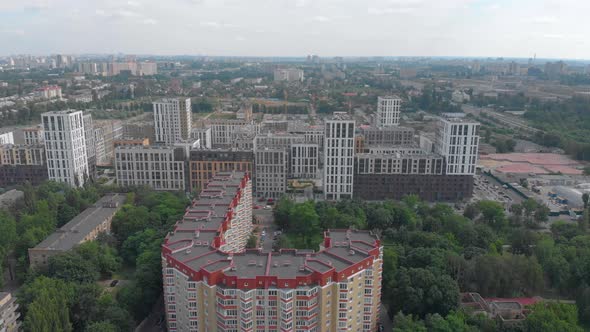 Apartment Buildings Cityscape