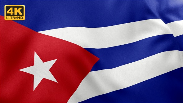 Cuba Flag - 4K