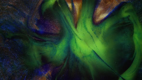 Colorful Abstract Texture of Liquid Marble Liquid Art