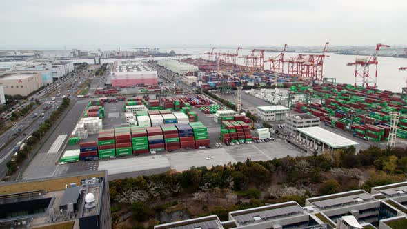 Container Terminal Freight Transportation Tokyo