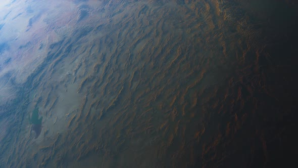 Cinematic Shot of Grand Canyon From Space alt