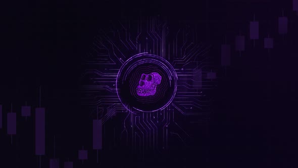 Ape Coin Chart Digital Circuit 4K alt