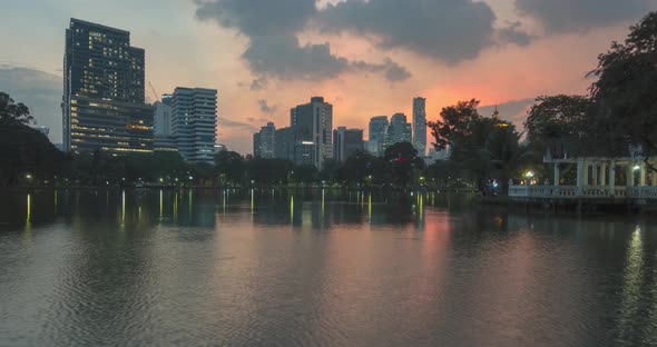 Lumpini Park, Bangkok, Thailand. DEC 2018