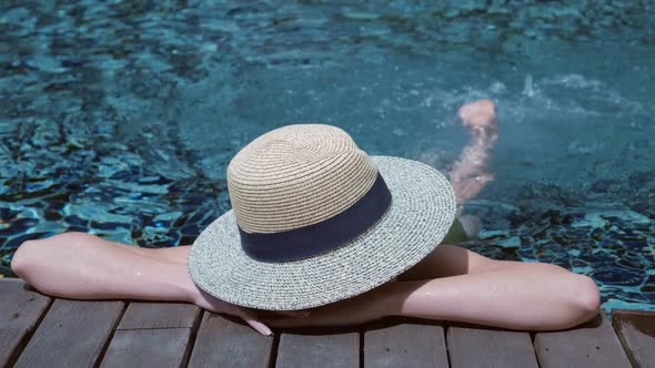 Woman Swimming